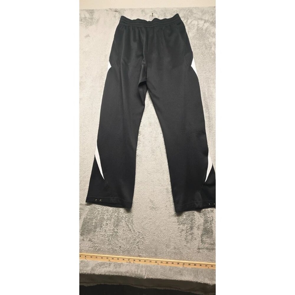 Nike Fit Dry Mens Black Conquer Game Lightweight Leg Snap Y2K Track Pants Size L - Picture 3 of 16